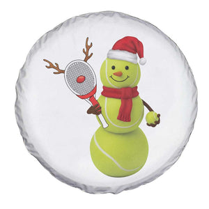 Funny Christmas Tennis Snowman Spare Tire Cover Tennis Lover Gift TS12 Print Your Wear