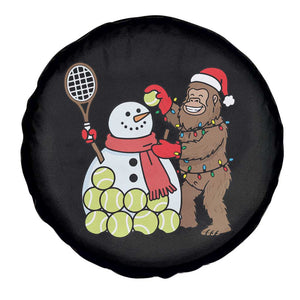Funny Squatch Christmas Tennis Gift Spare Tire Cover Bigfoot Player Enthusiast TS12 Print Your Wear