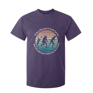 Sarcastic Tennis Girl Gift T Shirt For Kid If You Wanted Soft Serve Gone For Ice Cream TS12 Purple Print Your Wear