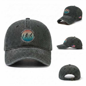 Sarcastic Tennis Girl Gift Washed Cotton Baseball Cap If You Wanted Soft Serve Gone For Ice Cream TS12 Washed Cap Universal Fit Dark Green Print Your Wear