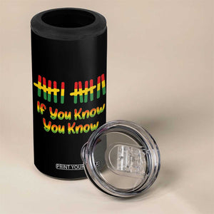 Funny Black History Six Seven Meme 4 in 1 Can Cooler Tumbler If You Know You Know TS12 Print Your Wear