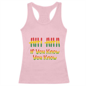 Funny Black History Six Seven Meme Racerback Tank Top If You Know You Know TS12 Light Pink Print Your Wear