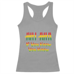 Funny Black History Six Seven Meme Racerback Tank Top If You Know You Know TS12 Sport Gray Print Your Wear