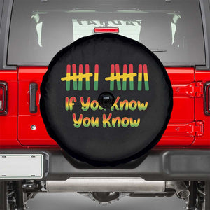 Funny Black History Six Seven Meme Spare Tire Cover If You Know You Know TS12 White Print Your Wear