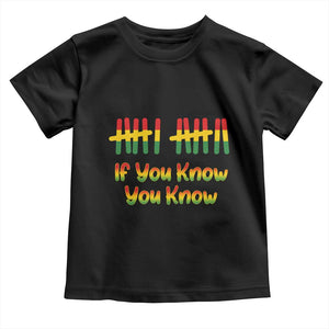 Funny Black History Six Seven Meme Toddler T Shirt If You Know You Know TS12 Black Print Your Wear