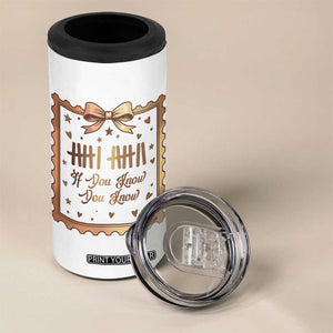 If You Know You Know Six Seven Meme 4 in 1 Can Cooler Tumbler African American Gift TS12 Print Your Wear