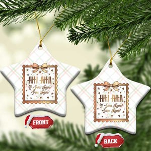 If You Know You Know Six Seven Meme Ceramic Ornament African American Gift TS12 Print Your Wear