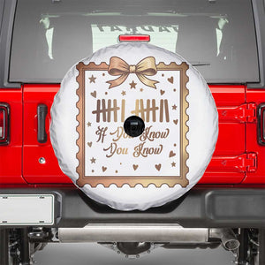 If You Know You Know Six Seven Meme Spare Tire Cover African American Gift TS12 White Print Your Wear