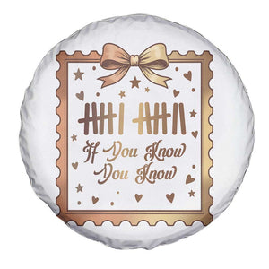If You Know You Know Six Seven Meme Spare Tire Cover African American Gift TS12 Print Your Wear