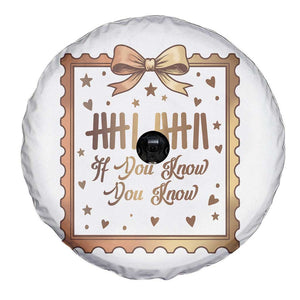 If You Know You Know Six Seven Meme Spare Tire Cover African American Gift TS12 Print Your Wear