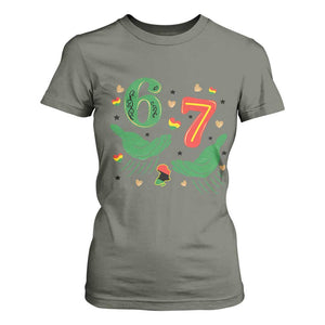 67 Meme Black History Month T Shirt For Women African American Gift TS12 Military Green Print Your Wear