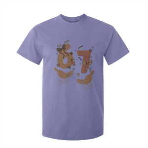 Funny Six Seven Meme T Shirt For Kid Black History Women Gift TS12 Violet Print Your Wear