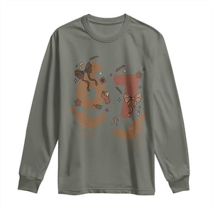 Funny Six Seven Meme Long Sleeve Shirt Black History Women Gift TS12 Military Green Print Your Wear