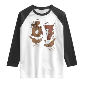 Funny Six Seven Meme Raglan Shirt Black History Women Gift TS12 White Black Print Your Wear