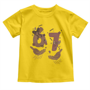 Funny Six Seven Meme Toddler T Shirt Black History Women Gift TS12 Daisy Print Your Wear
