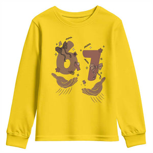 Funny Six Seven Meme Youth Sweatshirt Black History Women Gift TS12 Daisy Print Your Wear