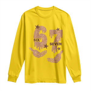 Funny Six Seven Meme Long Sleeve Shirt Melanin Black History Month Gift TS12 Daisy Print Your Wear