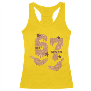 Funny Six Seven Meme Racerback Tank Top Melanin Black History Month Gift TS12 Daisy Print Your Wear