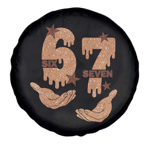 Funny Six Seven Meme Spare Tire Cover Melanin Black History Month Gift TS12 Print Your Wear