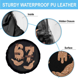 Funny Six Seven Meme Spare Tire Cover Melanin Black History Month Gift TS12 Print Your Wear