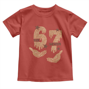 Funny Six Seven Meme Toddler T Shirt Melanin Black History Month Gift TS12 Red Print Your Wear
