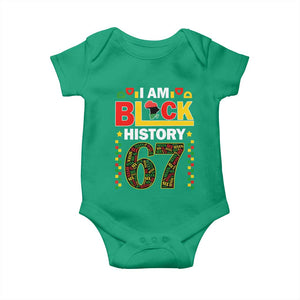 67 Meme Black History Month Baby Onesie African American Pride TS12 Irish Green Print Your Wear