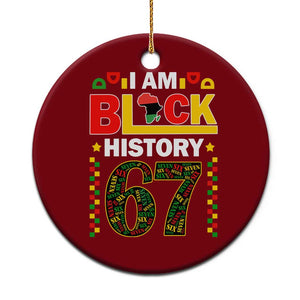67 Meme Black History Month Ceramic Ornament African American Pride TS12 1pc Red Print Your Wear