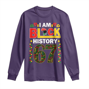 67 Meme Black History Month Long Sleeve Shirt African American Pride TS12 Purple Print Your Wear