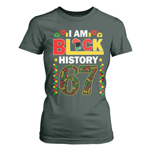 67 Meme Black History Month T Shirt For Women African American Pride TS12 Dark Forest Green Print Your Wear