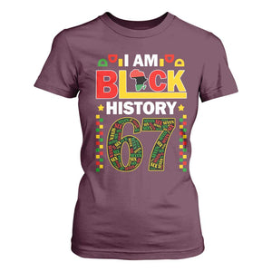 67 Meme Black History Month T Shirt For Women African American Pride TS12 Maroon Print Your Wear