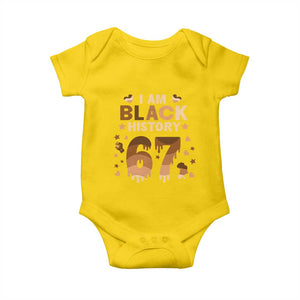 Funny Melanin Six Seven Meme Baby Onesie African American Gift TS12 Daisy Print Your Wear