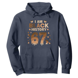 Funny Melanin Six Seven Meme Hoodie African American Gift TS12 Navy Print Your Wear