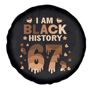 Funny Melanin Six Seven Meme Spare Tire Cover African American Gift TS12 Print Your Wear