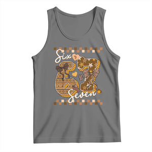 Funny African American Melanin Gift Tank Top Six Seven Meme TS12 Black Heather Print Your Wear
