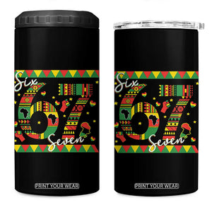 Funny Six Seven Meme 4 in 1 Can Cooler Tumbler Pan African Culture Gift TS12 One Size: 16 oz Black Print Your Wear