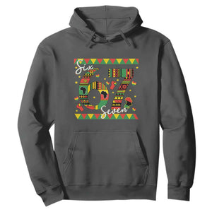 Funny Six Seven Meme Hoodie Pan African Culture Gift TS12 Dark Heather Print Your Wear