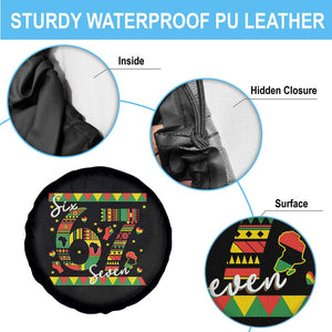 Funny Six Seven Meme Spare Tire Cover Pan African Culture Gift TS12 Print Your Wear