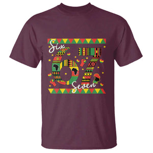 Funny Six Seven Meme T Shirt Pan African Culture Gift TS12 Maroon Print Your Wear