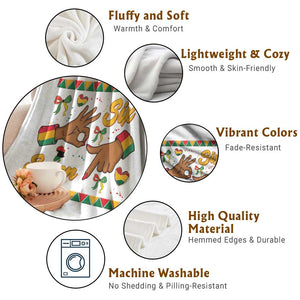 Funny 67 Meme Black History Month Throw Blanket Gen Z Alpha Gift TS12 Print Your Wear