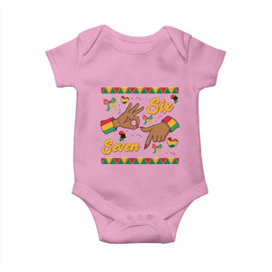 Funny 67 Meme Black History Month Baby Onesie Gen Z Alpha Gift TS12 Light Pink Print Your Wear