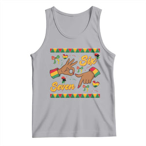 Funny 67 Meme Black History Month Tank Top Gen Z Alpha Gift TS12 Athletic Heather Print Your Wear