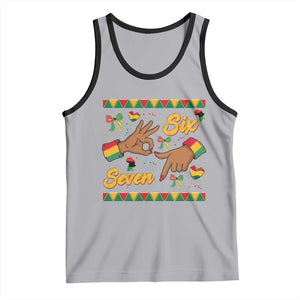 Funny 67 Meme Black History Month Tank Top Gen Z Alpha Gift TS12 Athletic Heather Black Print Your Wear