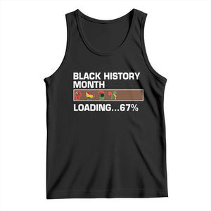 Funny Black History Month Loading Tank Top Six Seven Meme TS12 Black Print Your Wear