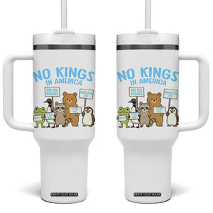 Funny Protest Animals Abolish Ice Tumbler With Handle Minneapolis USA Support Gift TS12 One Size: 40 oz White Print Your Wear