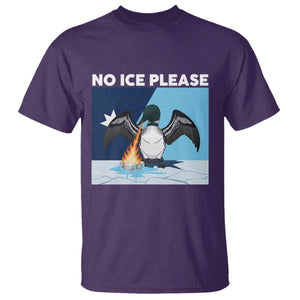 Funny Fire Breathing Loon T Shirt No Ice Please TS12 Purple Print Your Wear