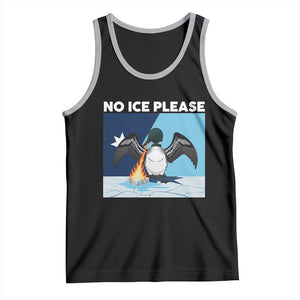 Funny Fire Breathing Loon Tank Top No Ice Please TS12 Black Athletic Heather Print Your Wear