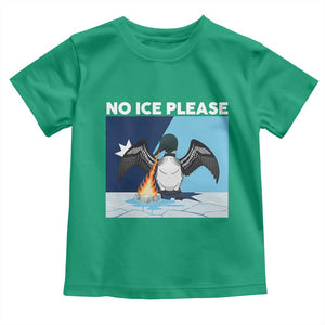 Funny Fire Breathing Loon Toddler T Shirt No Ice Please TS12 Irish Green Print Your Wear