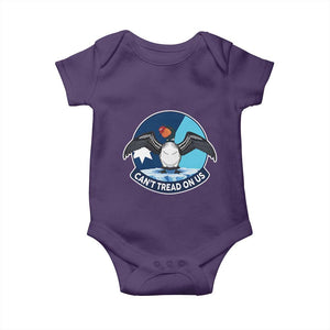 Can Not Tread On Us Baby Onesie Common Loon No Ice Please TS12 Purple Print Your Wear
