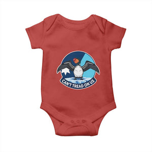 Can Not Tread On Us Baby Onesie Common Loon No Ice Please TS12 Red Print Your Wear