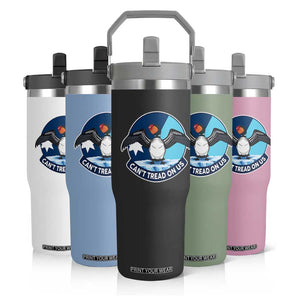 Can Not Tread On Us Flip Straw Tumbler Common Loon No Ice Please TS12 Print Your Wear